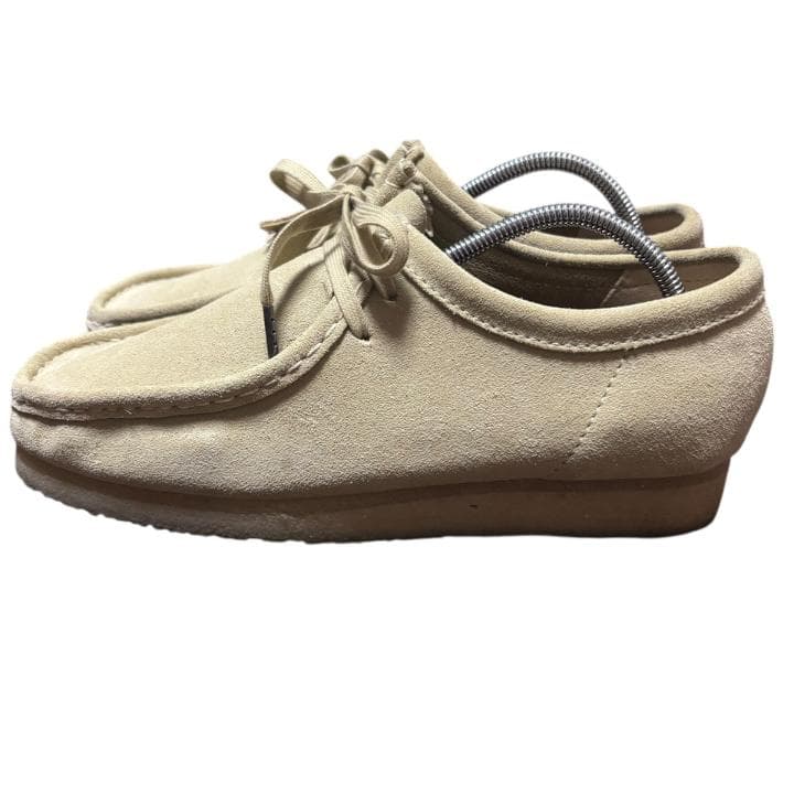 箱あり CLARKS ORIGINALS クラークス ワラビー ベージュモカシン