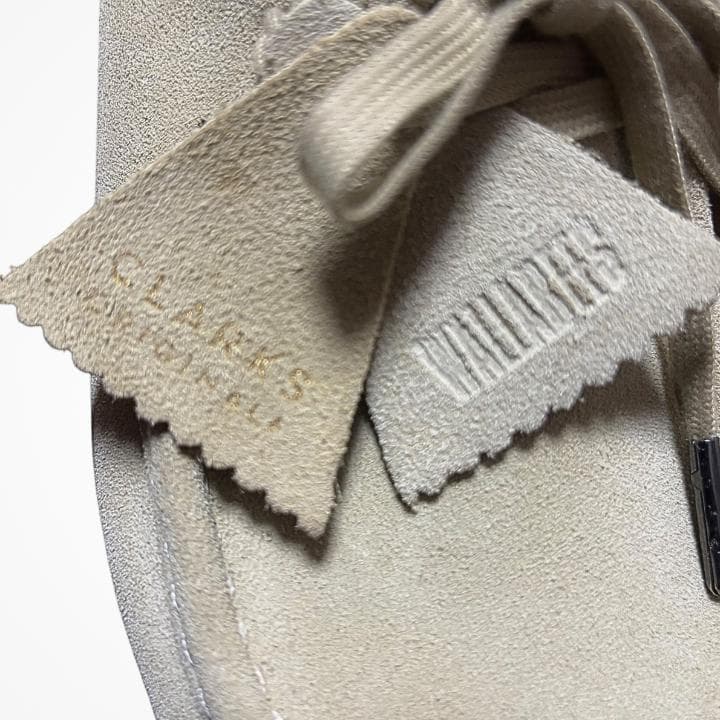 箱あり CLARKS ORIGINALS クラークス ワラビー ベージュモカシン