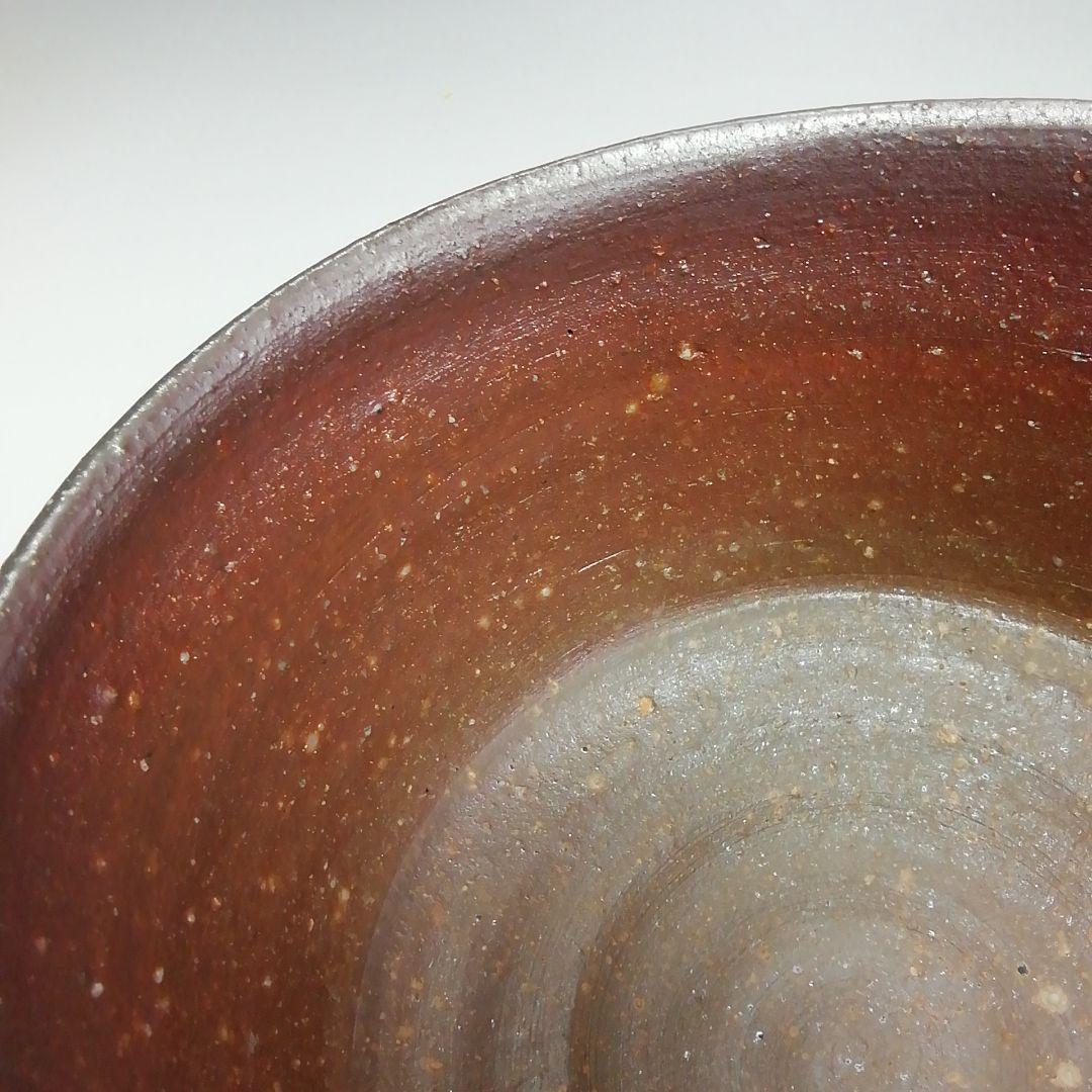 Ｓ４４６　茶碗　『備前焼』『永末隆平作』　共箱　抹茶碗　茶道具