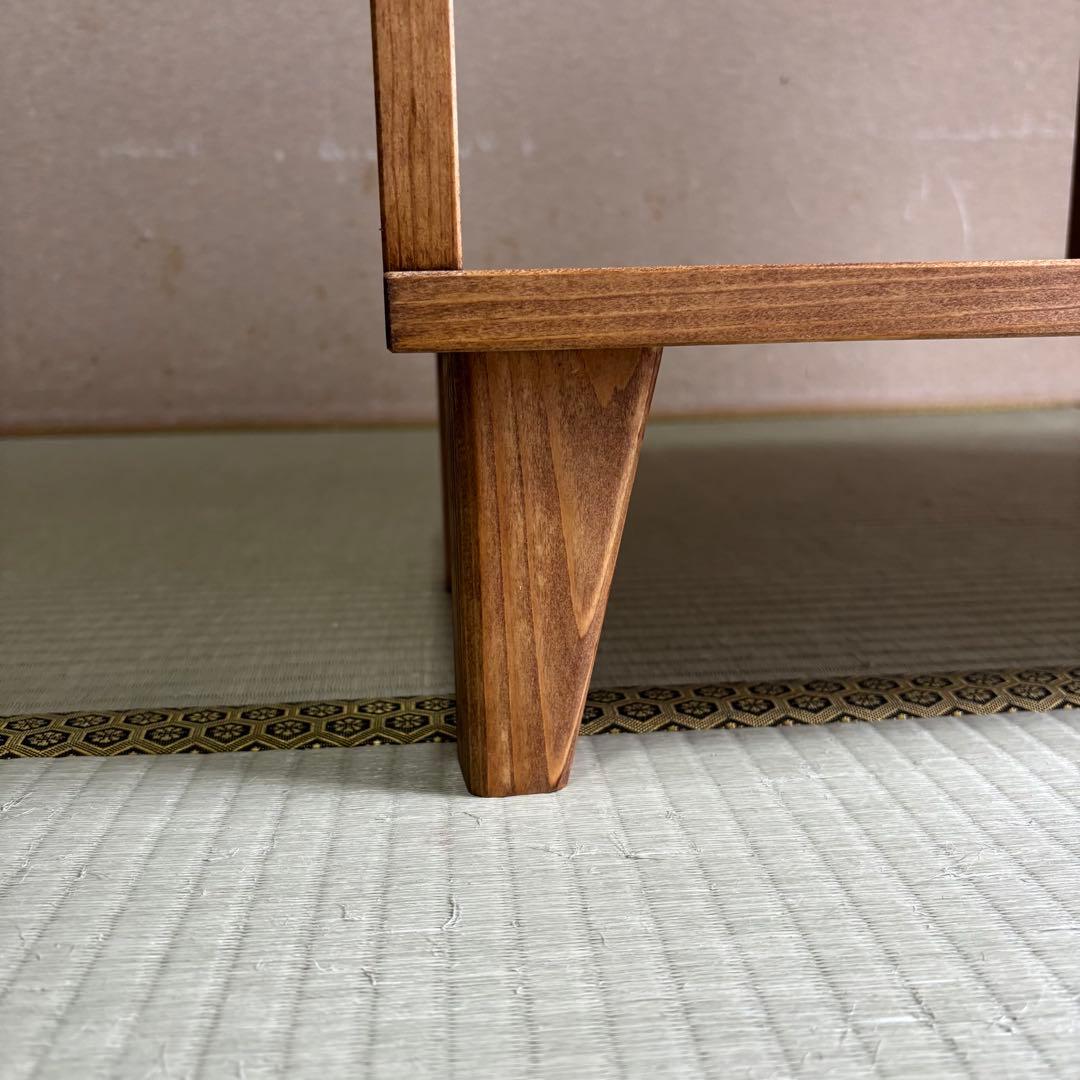 ハンドメイド 脚付きオープンシェルフ オーダー受け付けます