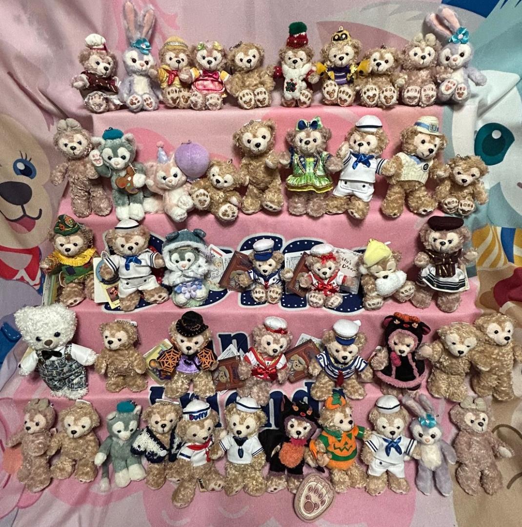 ま*ん様 大量 ダッフィー シェリーメイ ジェラトーニ ステラルー リーナベル ダッフィー、シェリーメイ、ジェラトーニ、ステラルー