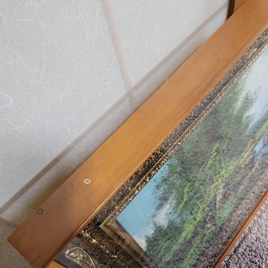 風景画　 k.yabana　20号　額付