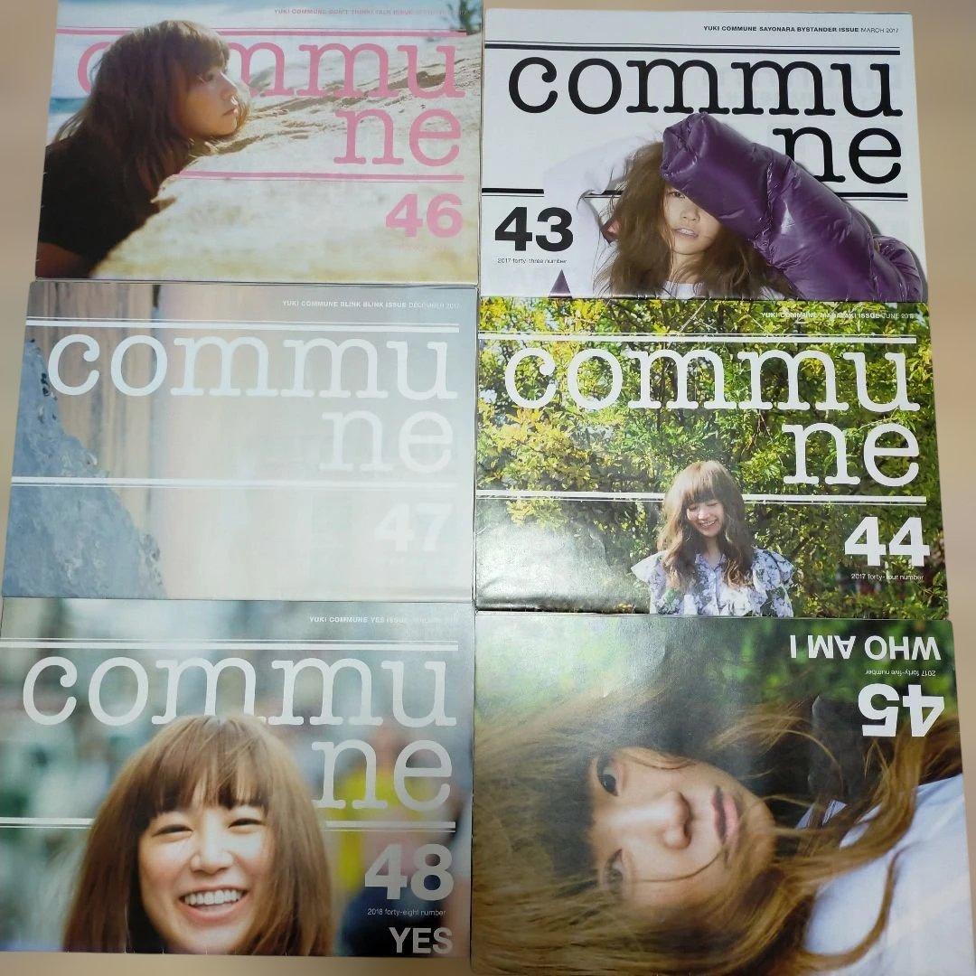 YUKI 旧ファンクラブ 会報誌 No.1〜50 50冊セット コンプリート品