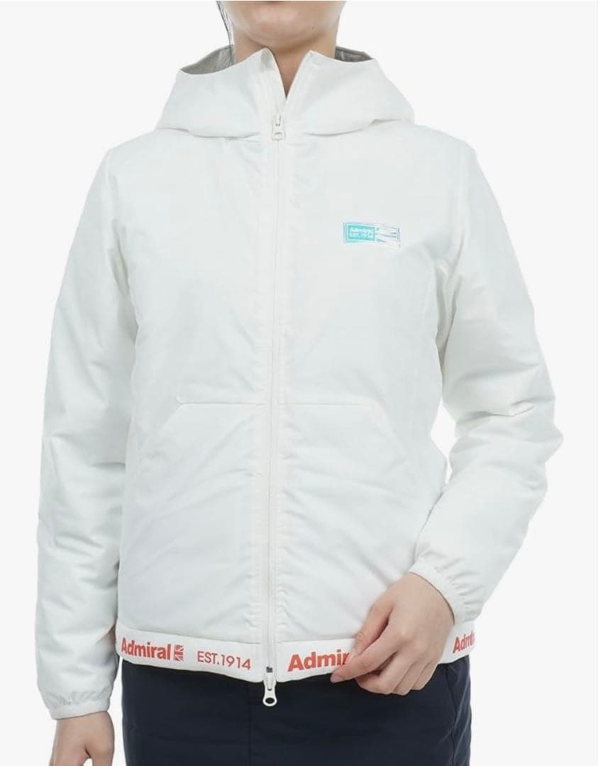 リッチリッチ アドミラル ゴルフ ロゴ軽量パデッド ジャケット ダウン