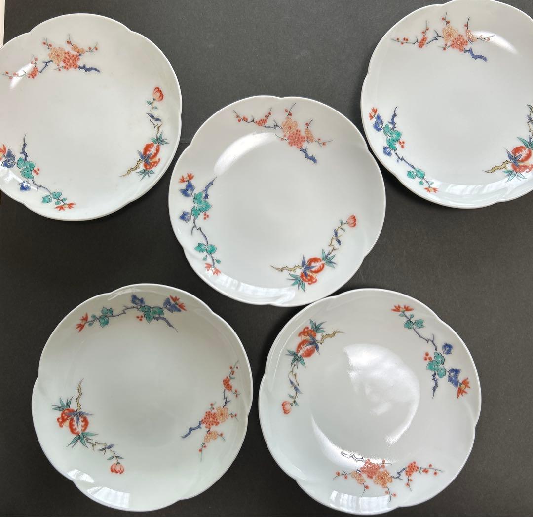 【未使用】無形文化財　人間国宝第十三代　酒井田柿右衛門　皿