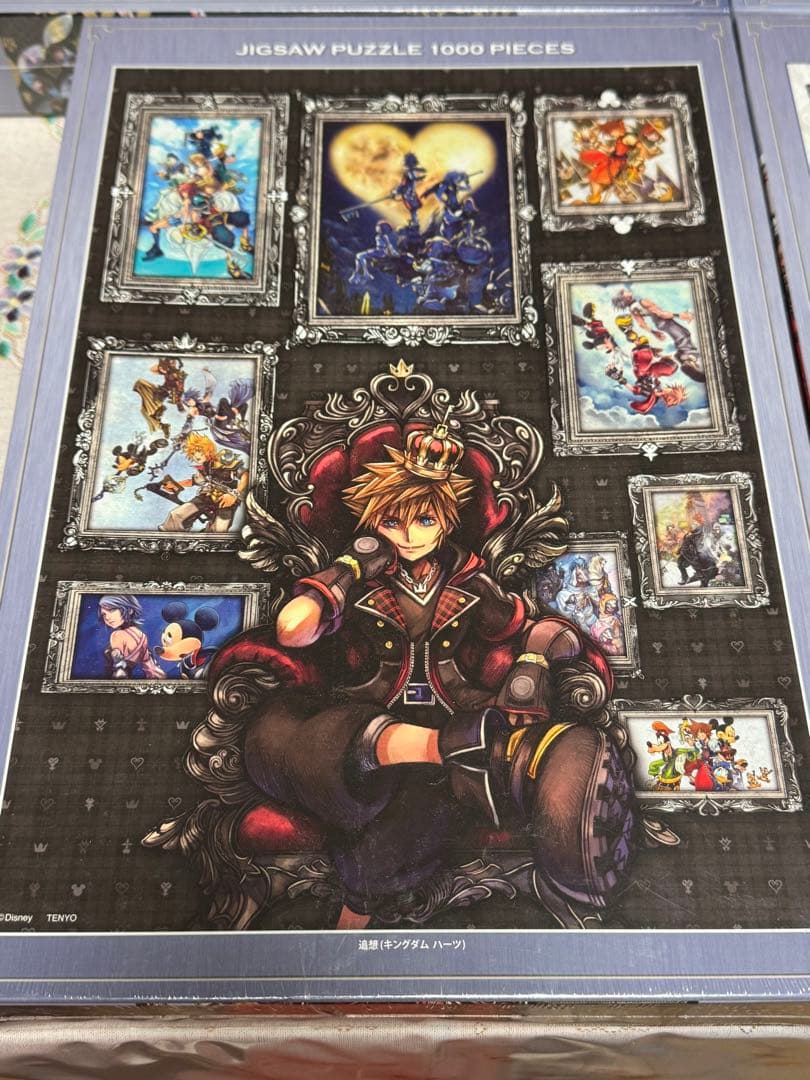 キングダムハーツ 20周年記念パズル 2セット+台座ソラ　カイリ　パズル2セット