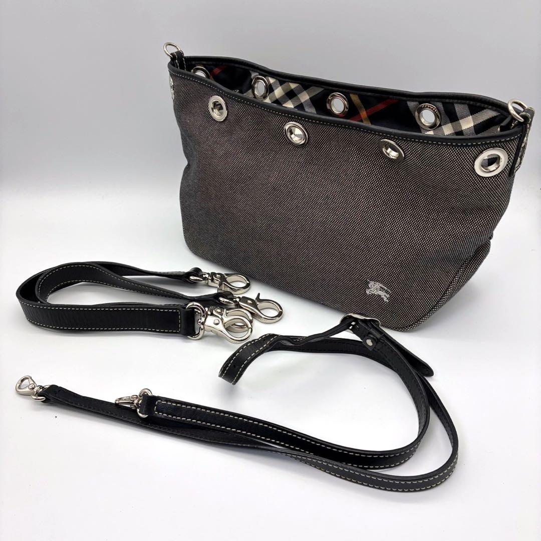 バーバリーブルーレーベル ショルダーバッグ ハンドバッグ 2way ノバチェック