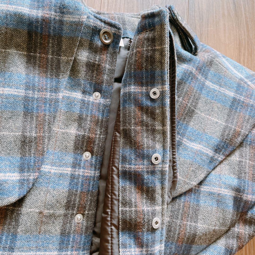 【メルカリ市限定価格】MARLMARL ポンチョ コート ホリデー限定チェック柄