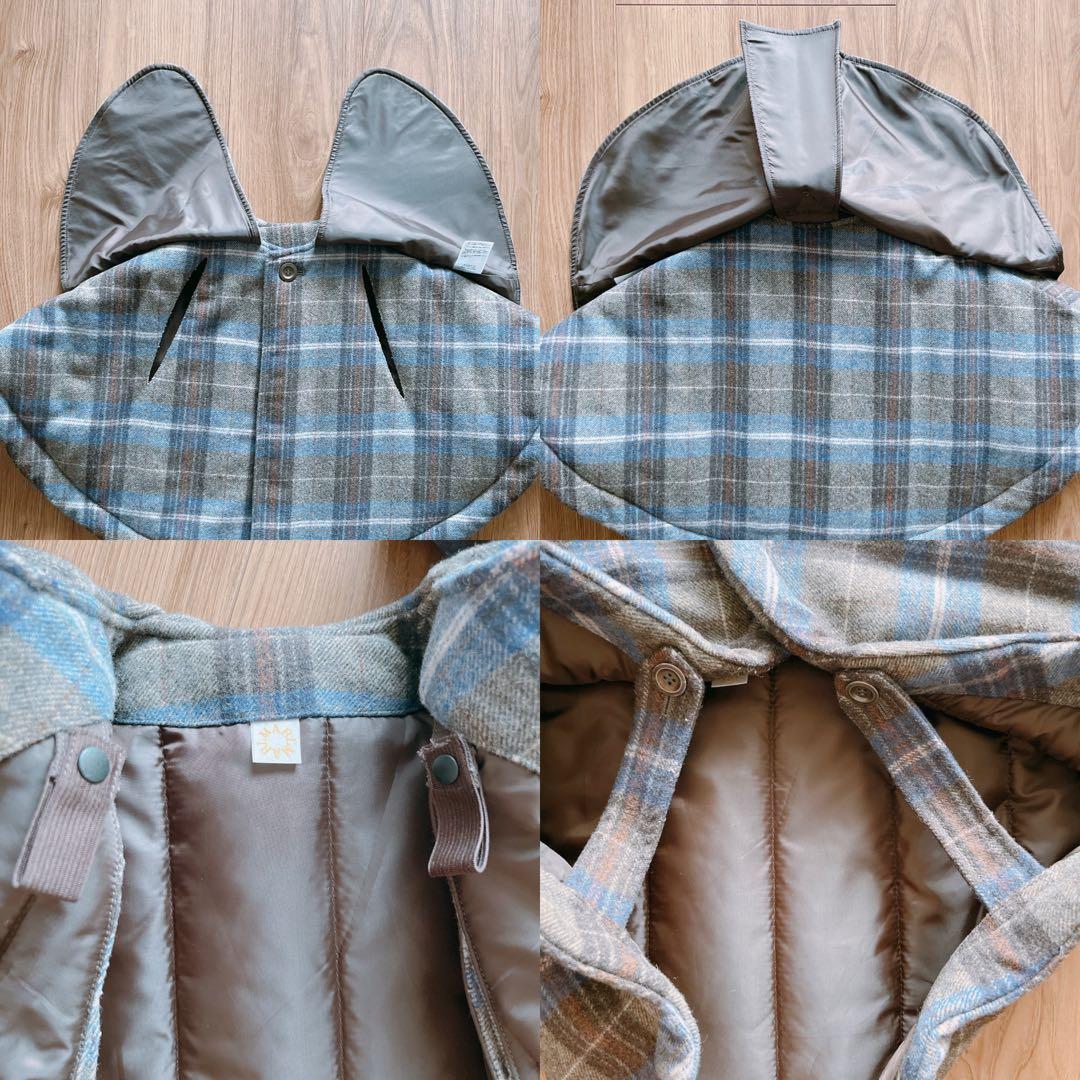 【メルカリ市限定価格】MARLMARL ポンチョ コート ホリデー限定チェック柄