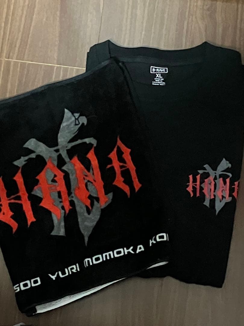 HANA ロゴ Tシャツ XLサイズ＆フェイスタオル - メルカリ