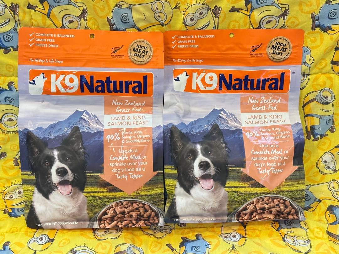 K9 Natural ラム & キングサーモン 500g （2袋）