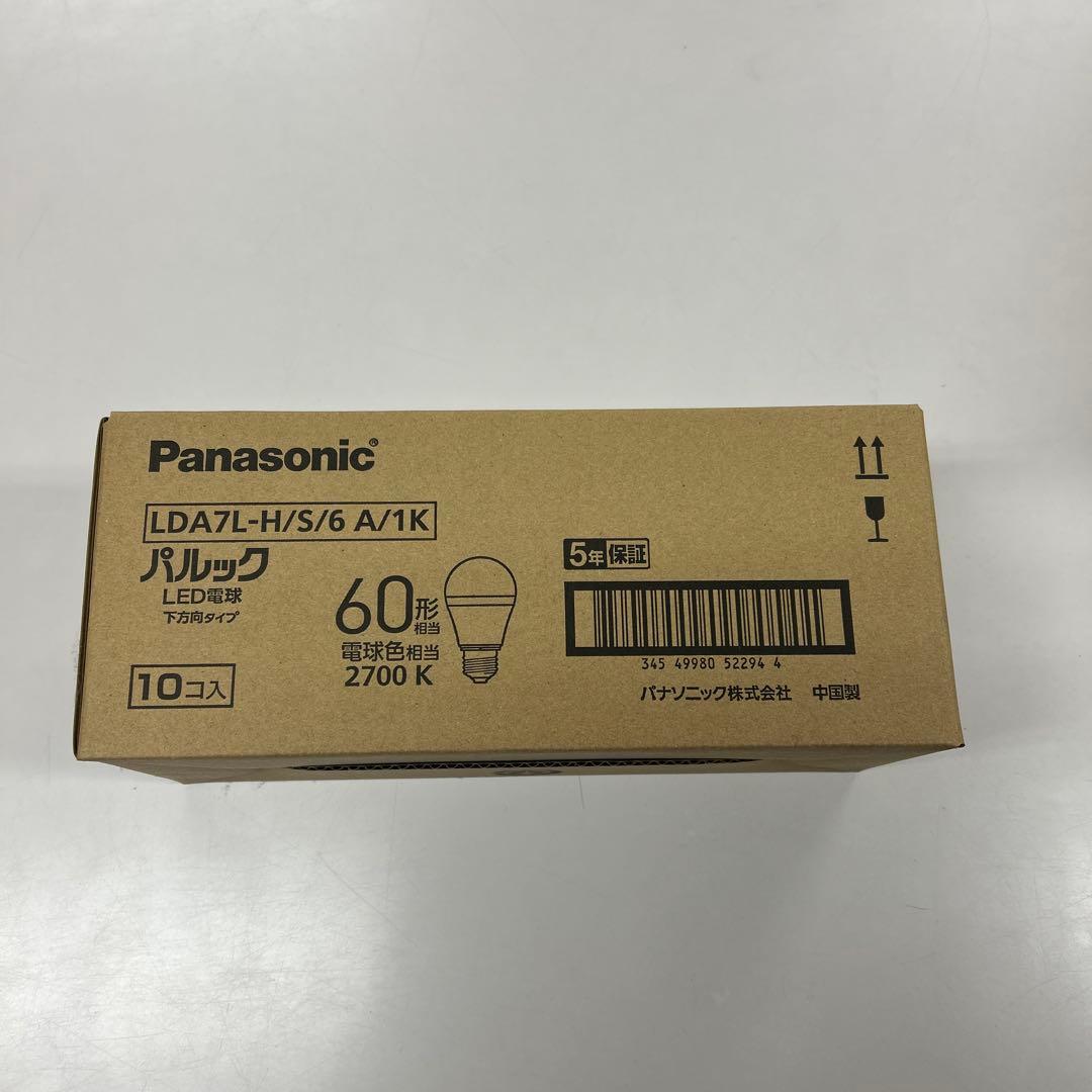 Panasonic 6個 LDA7LHS6A1K LED 一般 60W 電球色 Panasonic