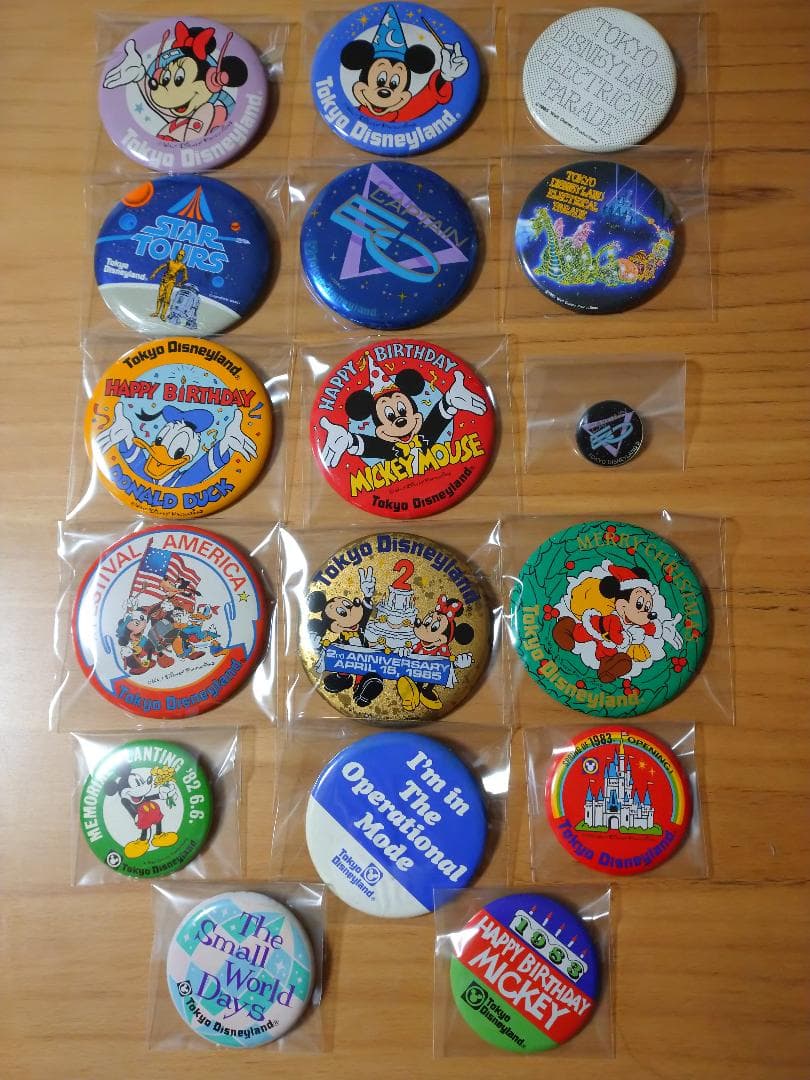 東京ディズニーランド★バッジ★スターツアーズ★80年代★Captain EO