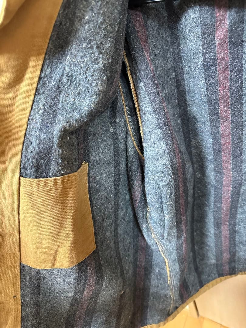 ぷ*ん様 Carhartt ミシガンチョアコート/ 襟コーデュロイ/裏地ブランケ