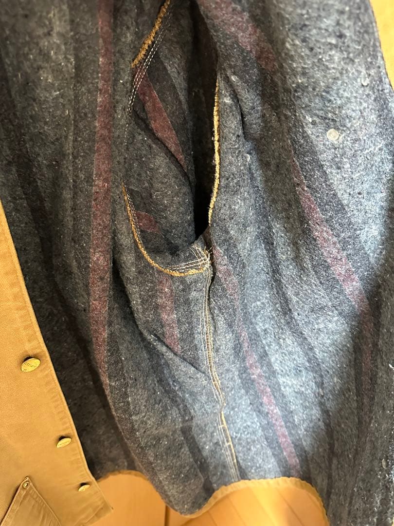 ぷ*ん様 Carhartt ミシガンチョアコート/ 襟コーデュロイ/裏地ブランケ