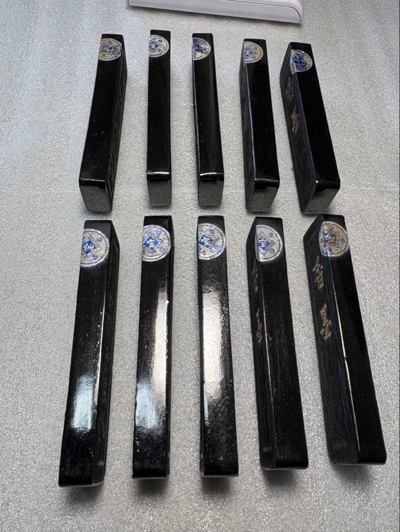 東京老舗高級油煙墨 約16gx10本 超得！上級者書画