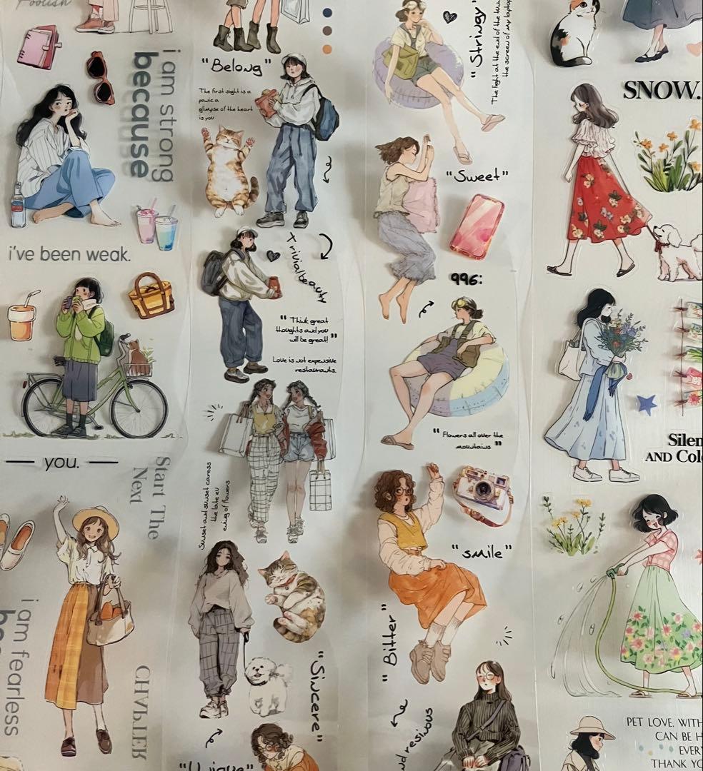 マスキングテープ 海外マステ 人物 自然PETテープ シール など - メルカリ