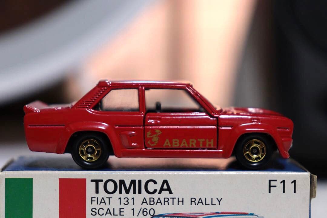 日本製　トミカ　外国車シリーズ　F11 フィアット　131 アバルト　ラリー