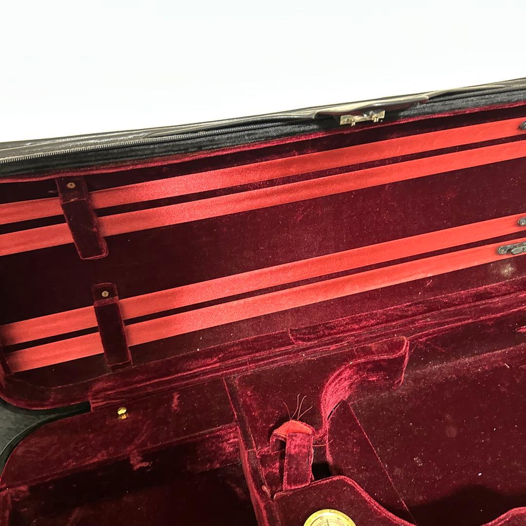 高級 ビオラケース 楽器全長77cm 弦楽器 ハードケース 湿度計付き