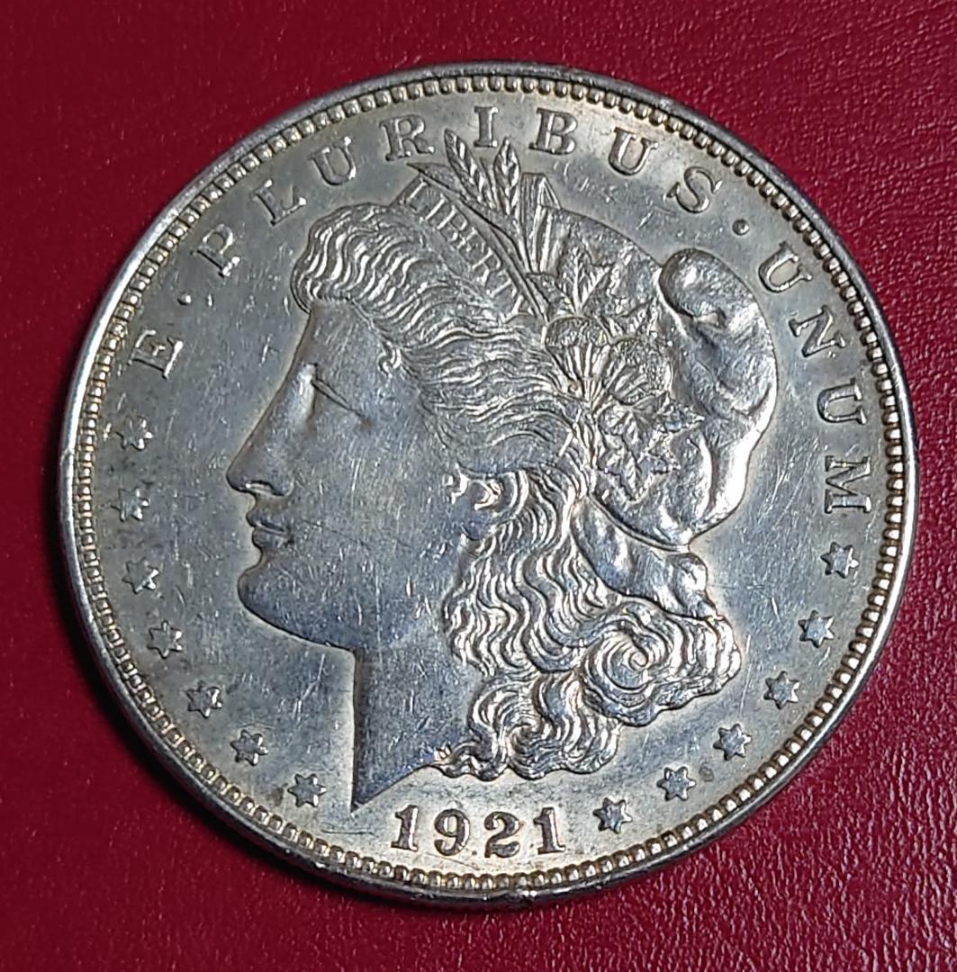 ま*る様 モーガンダラー銀貨　1921年