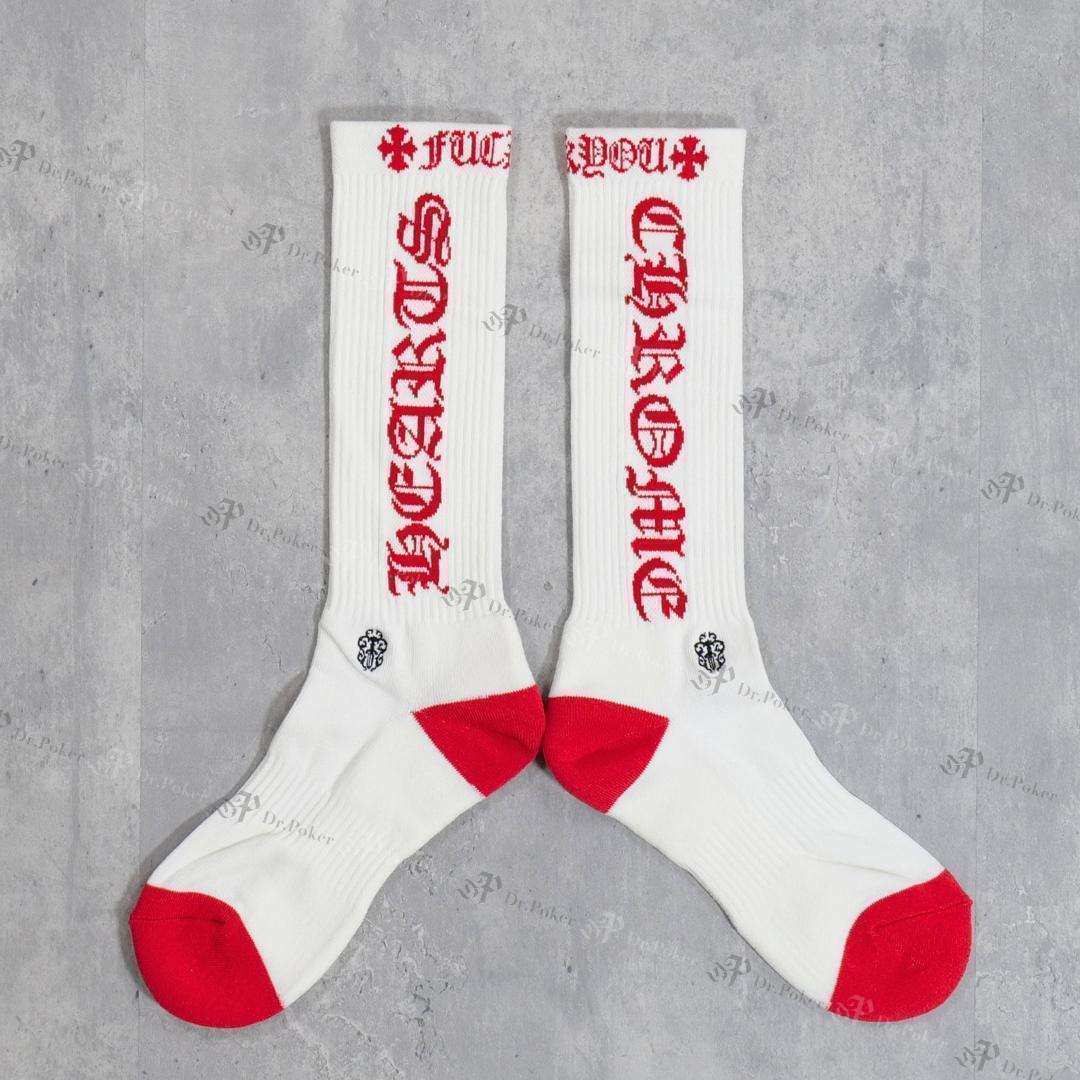 新品】 Chrome Hearts ダガー ソックス 靴下 白色 L