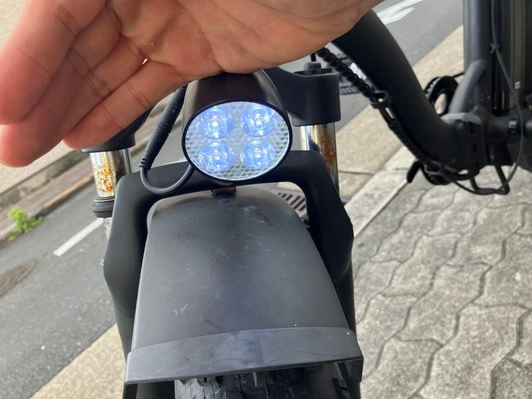 ジャンク品 折りたたみ電動アシスト自転車 FAT-01 20インチ 極太タイヤ