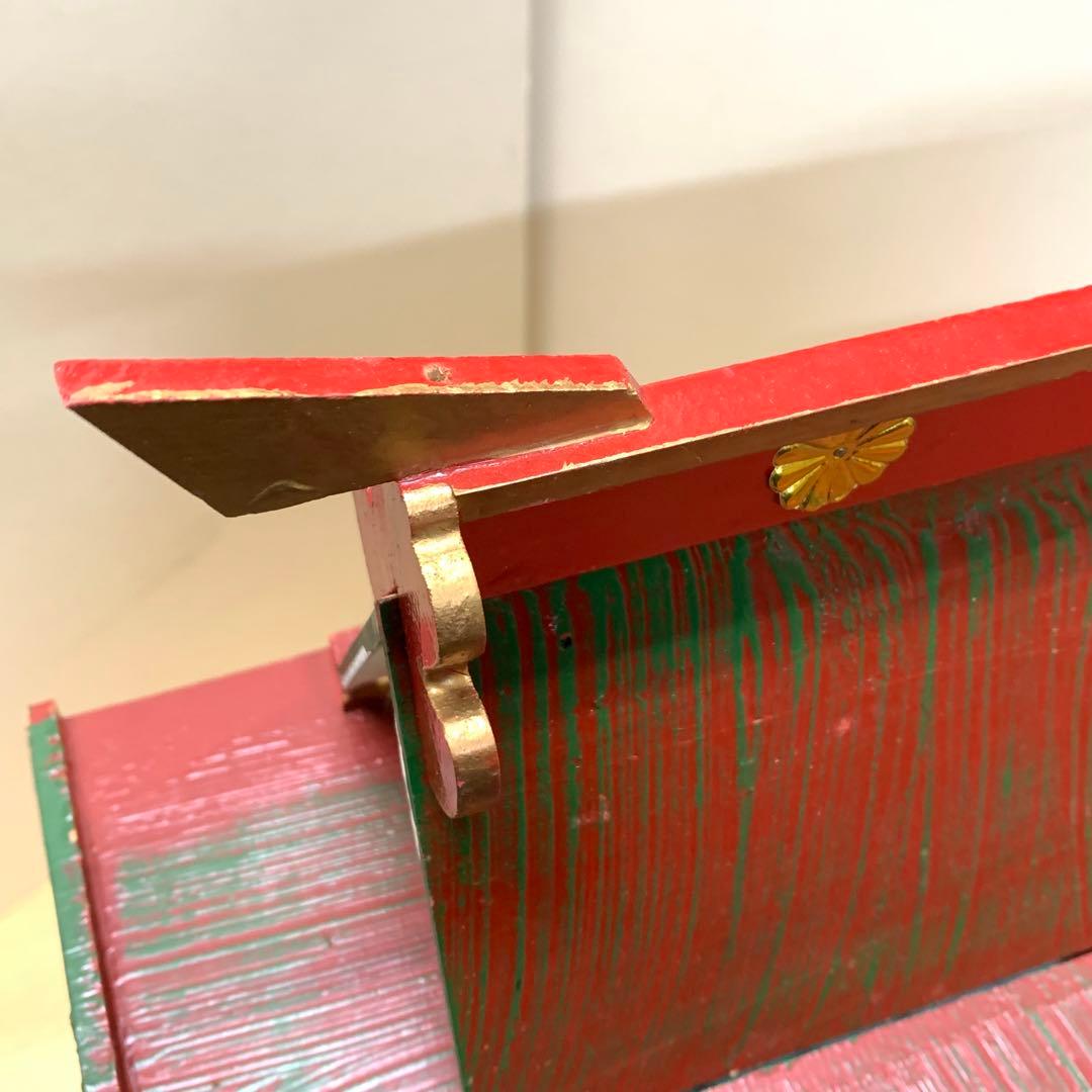 雛御殿 全長 50 cm 木製 直し パーツ不足あり 節句 雛祭り