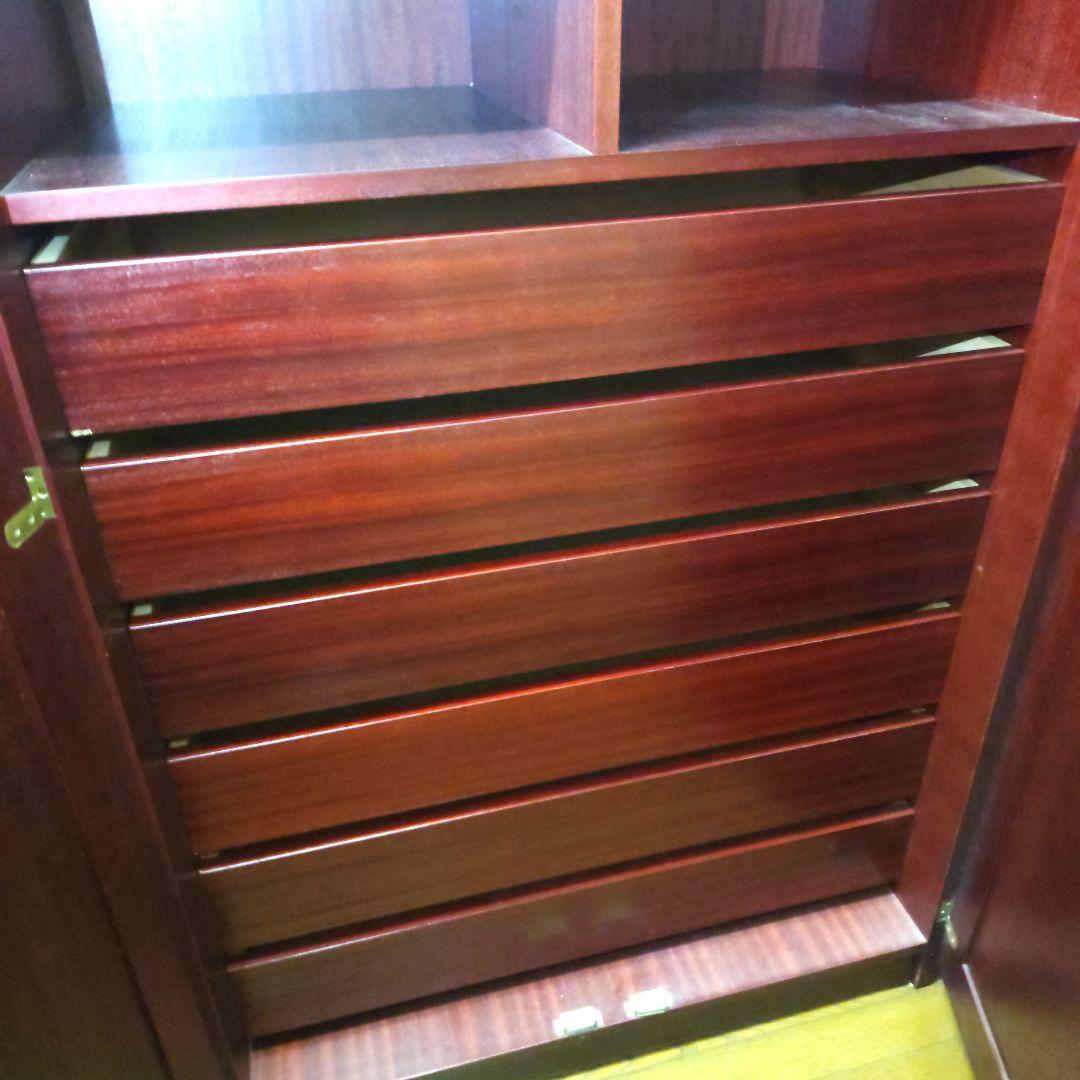 最安値【引越しで11/13処分】洋風和ダンス 高級婚礼家具 整理箪笥 昭和