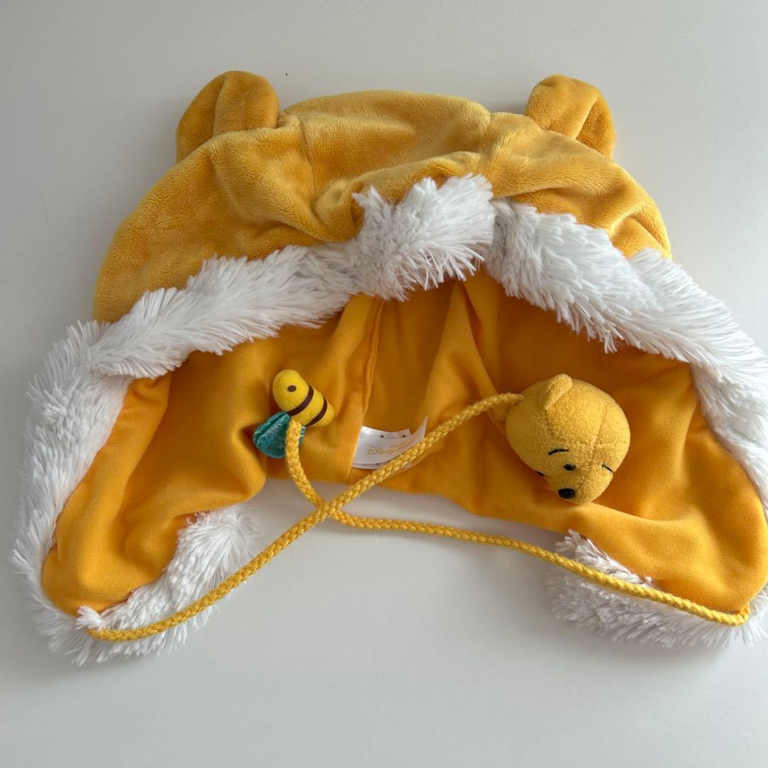 【レア】ディズニーファンキャップ　プーさん　スティッチ　ミニーちゃん　被り物　紫