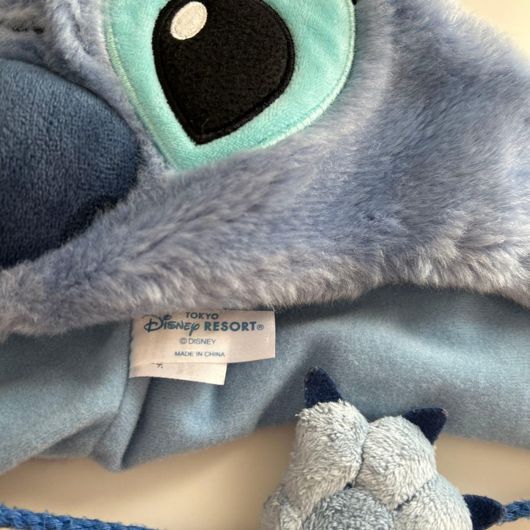 【レア】ディズニーファンキャップ　プーさん　スティッチ　ミニーちゃん　被り物　紫