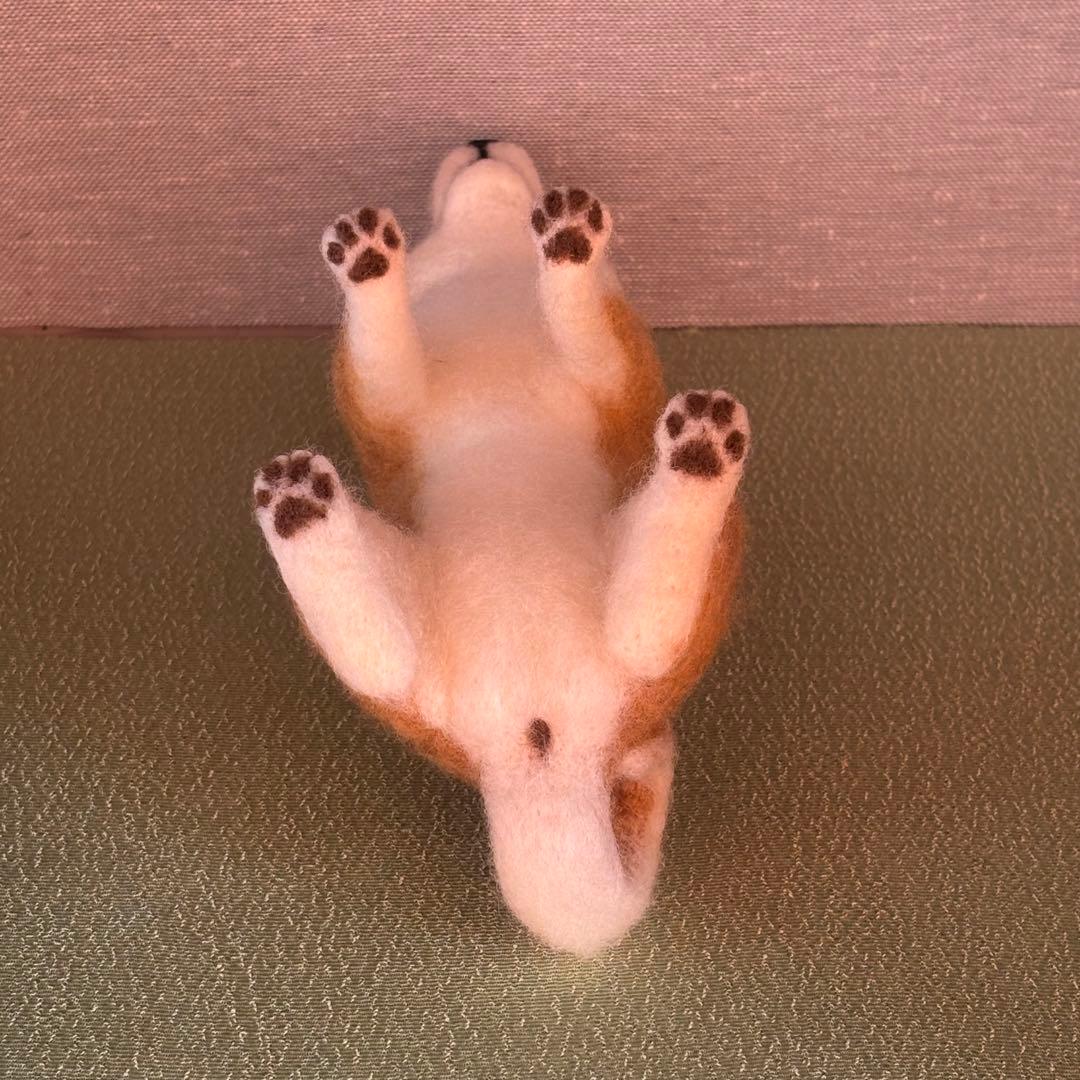 柴犬 羊毛フェルト ハンドメイド No.105