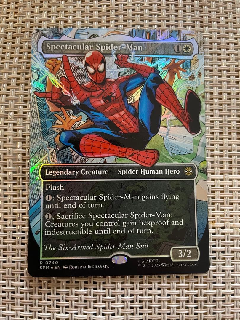 r*)様 スペクタキュラー・スパイダーマン　テクスチャーfoil Six-Arm MTG スペクタキュラー・スパイダーマン(Six Arms)テクスチャーFoilの