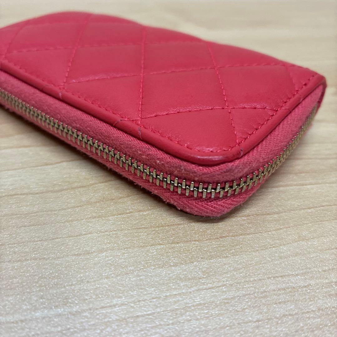 CHANEL シャネル　ケース　カードケース　マトラッセ　ココマーク