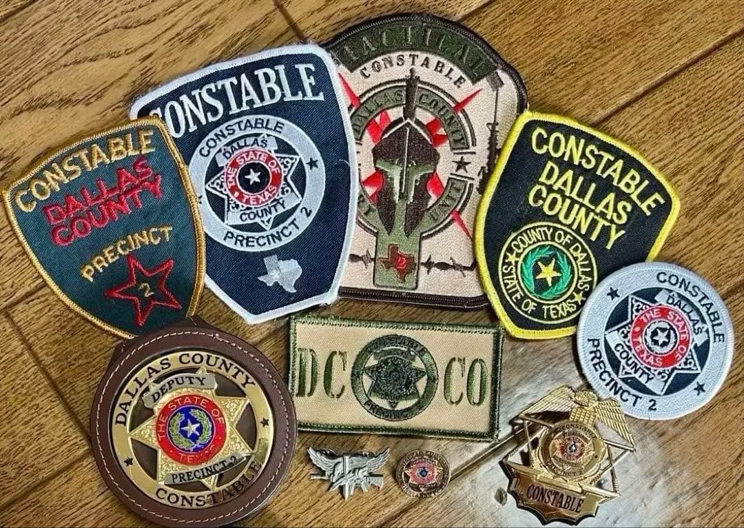 ダラス郡 ポリスバッジ セット