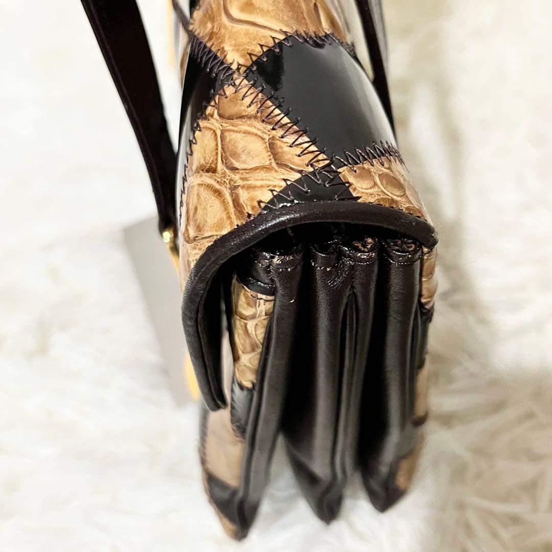 【希少】エキゾチック　ハンドバッグ　和装