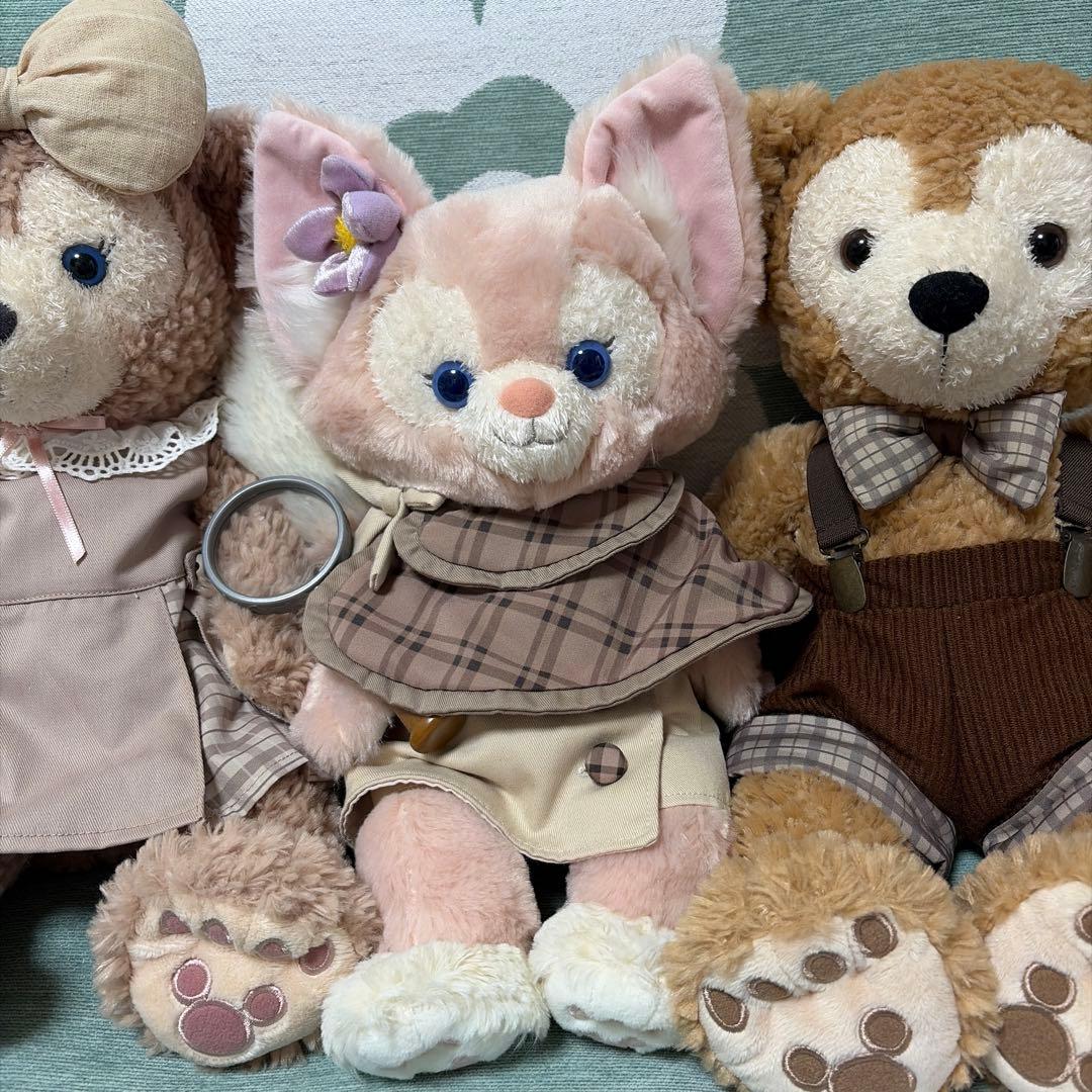 ディズニーダッフィーフレンズ　シェリーメイ リーナベル　コスチュームぬいぐるみ3