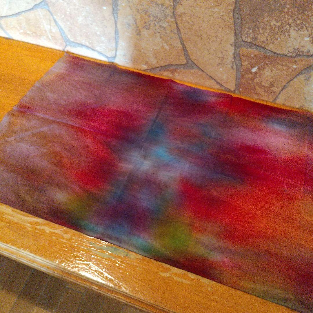 ④❣️蘭❣️。17，ジャンクジャーナル素材。手染め布