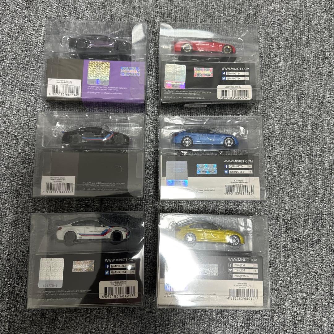 MINI GT BMW M4 F82 ミニカー 1/64 LBWK 6個セット
