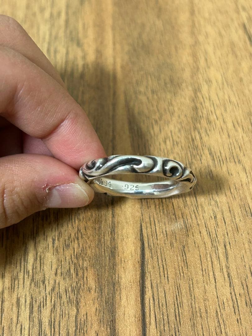 クロムハーツスクロールリング