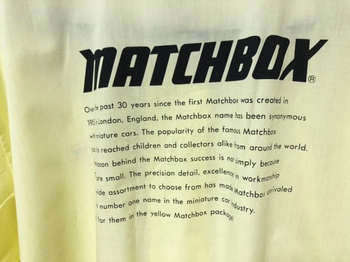 MATCHBOX ジャケット L 黄色