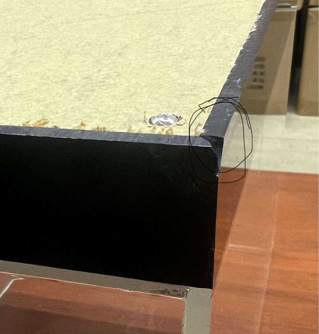 光る ワインクーラー 大型 長方形 台座付き マルチカラー 充電式