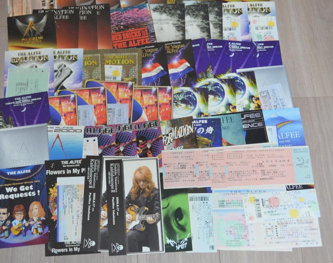 THE ALFEE メモリアルチケット96枚・チケットホルダー2個 セット