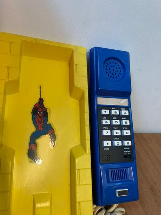 【希少】ビンテージ　スパイダーマン　テレフォン
