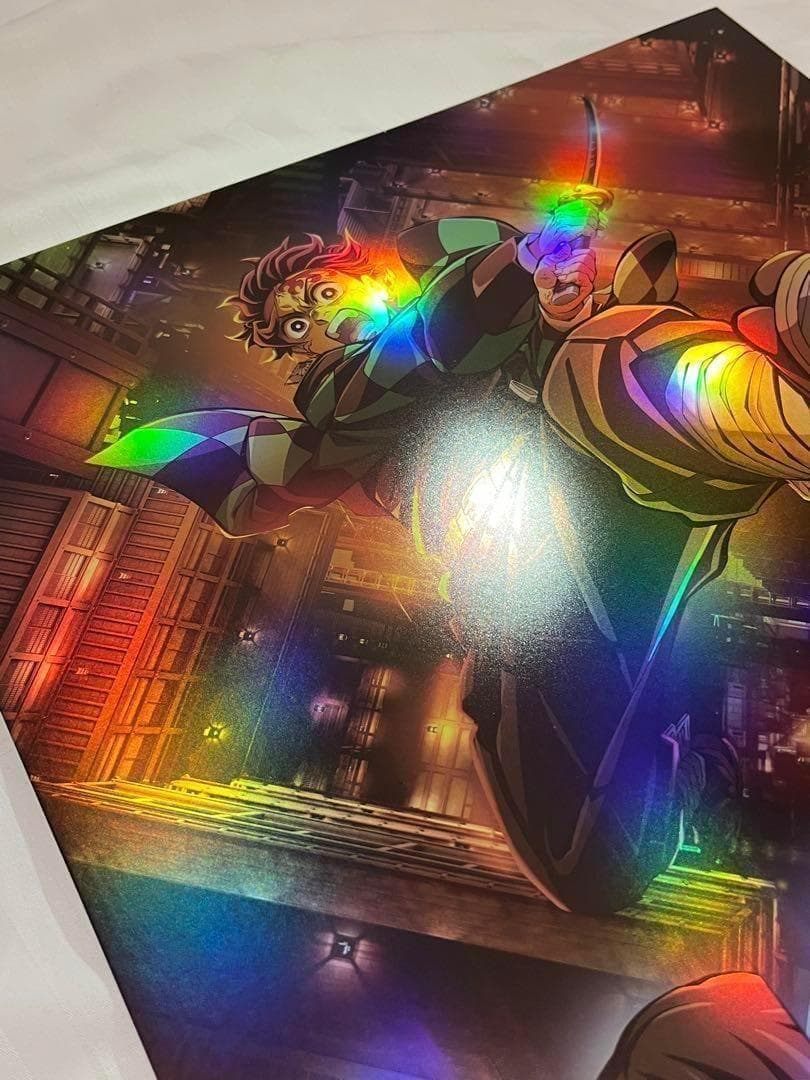 【2枚セット】台湾限定　鬼滅の刃無限城編　ビジュアルカード+クリアポスター