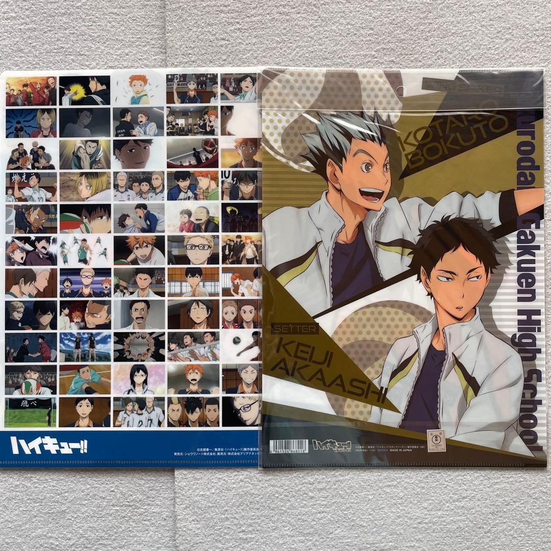 ハイキュー 大阪遠征合宿 枚方パーク クリアファイル ココス art