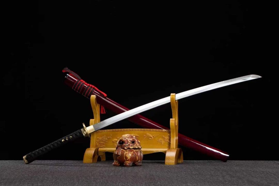 獄火武士刀-T 10焼刃 武具　刀装具　日本刀　模造刀 居合刀