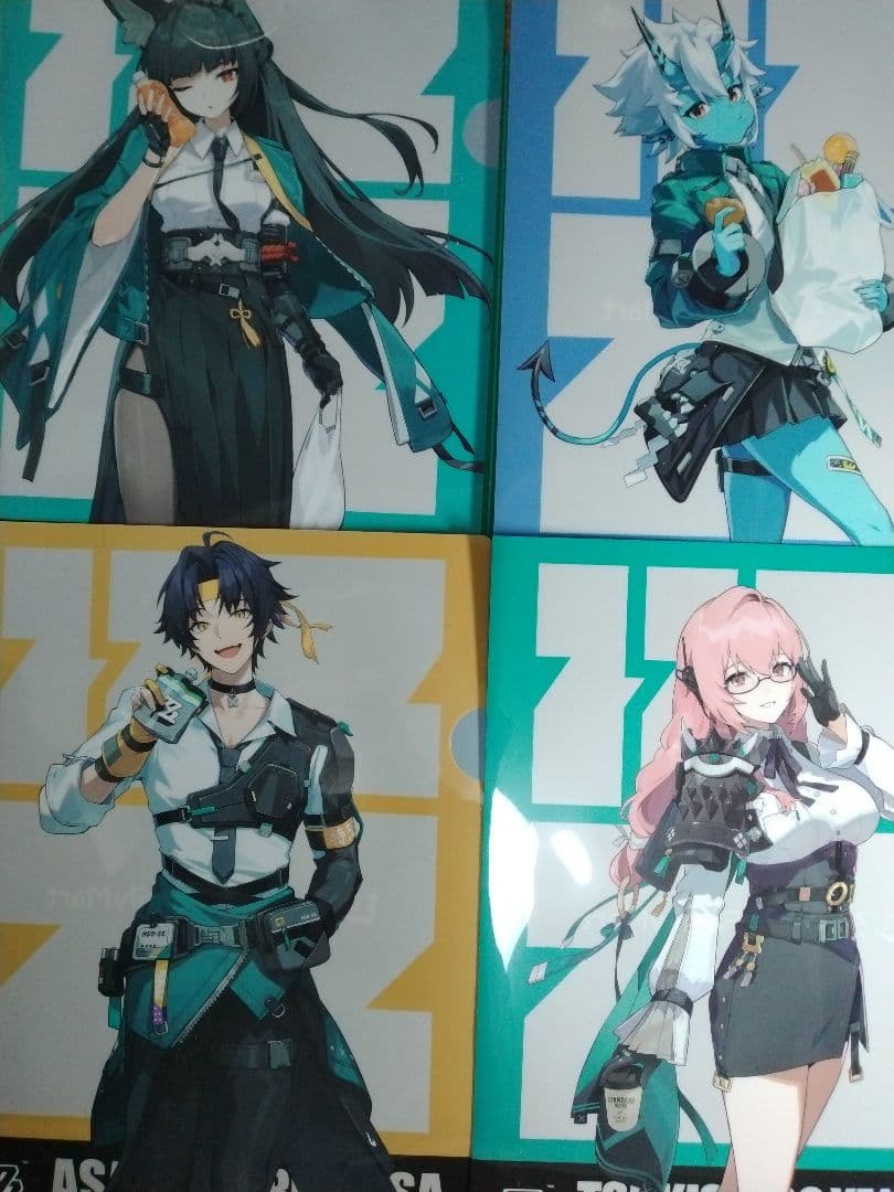 ゼンレスゾーンゼロ 非売品キャンペーン クリアファイル 4枚セット