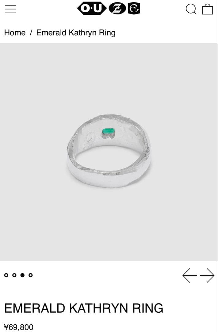 the ouze リング　11747391 ポーカーズ　本日まで