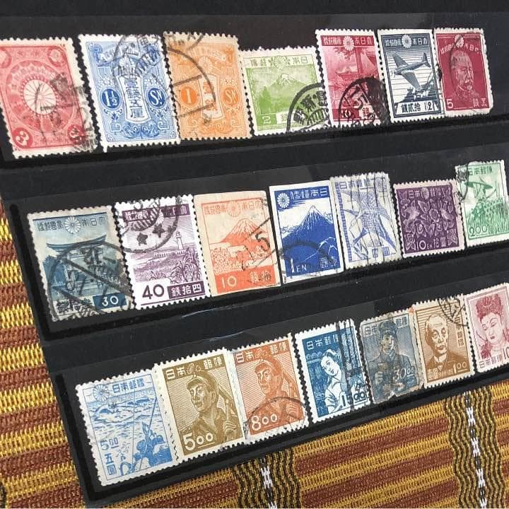 明治27年〜昭和26年の記念切手70種！使用済みで1枚数千円が多数！明治は6種