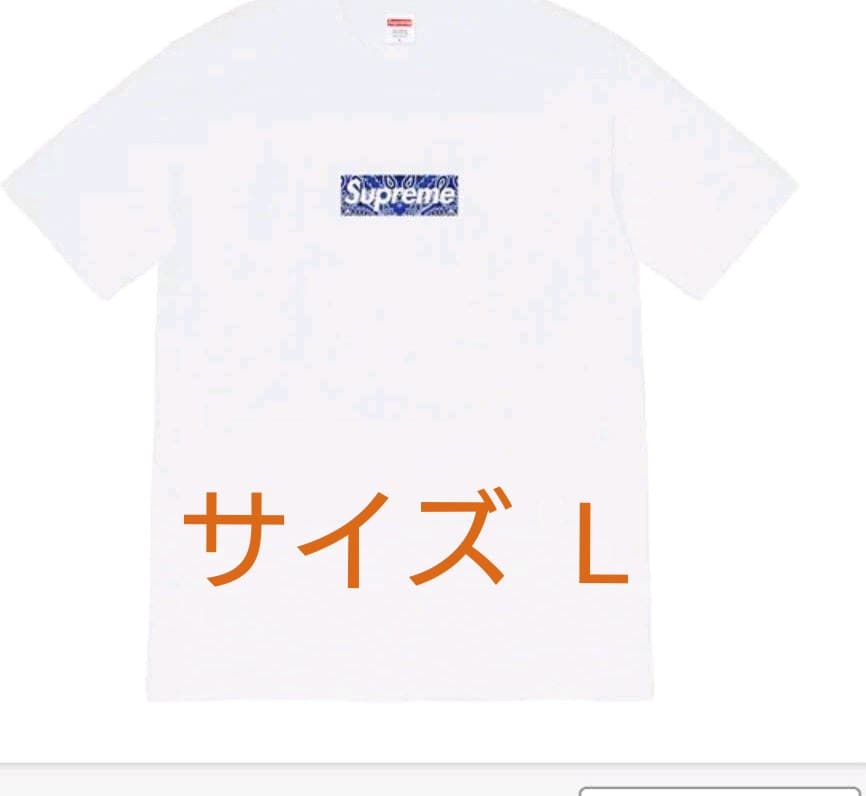 シュプリーム バンダナロゴTシャツ シュプリーム バンダナ ボックス